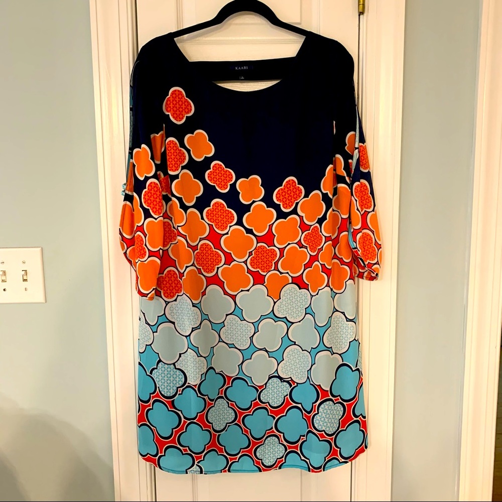 Kari Blue Dress Sz L